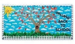 Pacon Fadeless Designs Bulletin Board Art Paper, 4-Feet by 50-Feet, Clouds (56465)