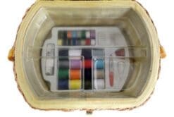Michley Sewing Basket with Sewing Kit, 41-Piece