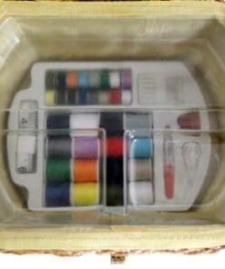 Michley Sewing Basket with Sewing Kit, 41-Piece