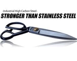 Evergreen Art Supply Super Scissors Stronger Than Stainless Steel Heavy Duty Scissors, Industrial High Carbon Steel with Comfort Grip Perfect for the Artist, Student, Home or Office