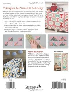 Pat Sloan's Teach Me to Sew Triangles: 13 Easy Techniques Plus 12 Fun Quilts