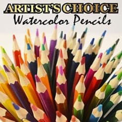 Artist's Choice 72 Pack Watercolor Pencils with Paintbrush