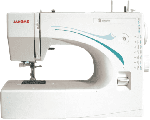 Janome 313S - 13 stitches including a 4-step buttonhole