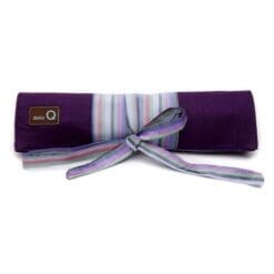 della Q Knitting Roll for Double Point Knitting Needle & Crochet Hooks; 018 Purple Stripes 106-1-018