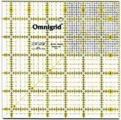 Bulk Buy: Dritz Omnigrid Quilters Ruler 6 1/2"X6 1/2" R65G (2-Pack)