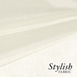 59" Ivory Organza Fabric by the Bolt - 50 Yards