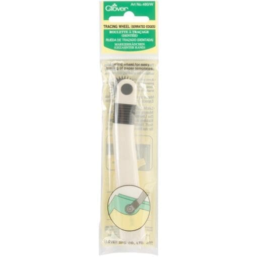 Clover Tracing Wheel Serrated Edge Art#480/W - 3pcs