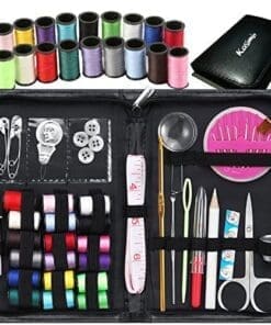 Sewing Kit Kasimir 42 Premium Sewing Supplies In A Mini Size Carrying Case Best Accessories For Kids Adults Professional College Dorm Home Travel And Emergency (Black) 19 Sewing Kit Kasimir 42 Premium Sewing Supplies In A Mini Size Carrying Case Best Accessories For Kids Adults Professional College Dorm Home Travel And Emergency (Black)