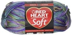 Red Heart Soft Yarn, Watercolors