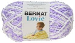 Bernat Lovie Yarn, 3 Ounce, Lavender, Single Ball