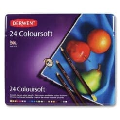 Derwent Colored Pencils, Drawing, Art, Colorsoft, 24-Pack (0701027)