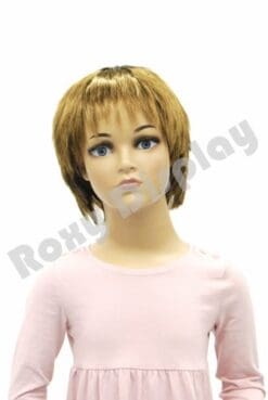 ROXY DISPLAY?? Plastic Child Kid Mannequin. 3-5 Years Old Standing Pose Turnable Arms with One Free Wig(KD-5-PS+One free Wig)