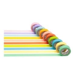 MT Washi Masking Tapes, Set of 10, Bright Colors (MT10P003)