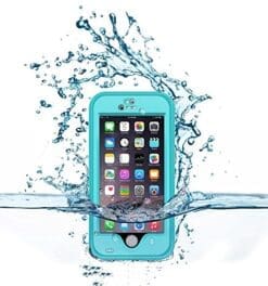 iPhone 6 Waterproof Case, Bessmate Underwater Protection Cover Waterproof Shockproof SnowProof DustProof Case with Viewing Kickstand Fingerprint Recognition Touch ID for iPhone 6 4.7inch(Blue)