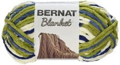 Bernat Blanket Yarn, 5.3 Ounce, Oceanside, Single Ball