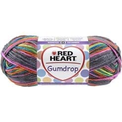 Red Heart Gumdrop Yarn, Rock Candy, Worsted (4) 204 yards