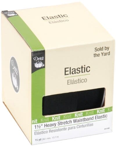 Dritz Heavy Stretch Waistband Elastic 1-1/2&Quot;X15 Yards-Black