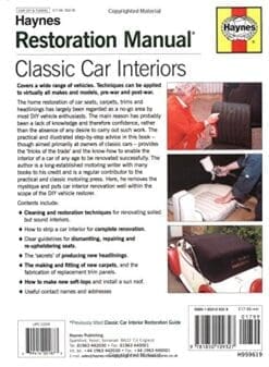 Classic Car Interior Restoration Manual (Haynes Restoration Manuals)