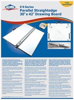 Alvin PXB42 PXB Series Portable Parallel Straightedge Board 30 inches x 42 inches