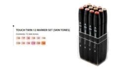 ShinHan Touch Twin Marker Set 12 Skin Tones A