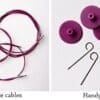 Knit Picks Options Interchangeable Rainbow Wood Circular Knitting Needle Set 10 Knit Picks Options Interchangeable Rainbow Wood Circular Knitting Needle Set