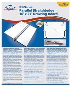 Alvin PXB21 PXB Series Portable Parallel Straightedge Board 16 inches x 21 inches