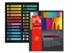 Caran D'ache Neopastel Oil Pastels Set Of 24 (7400.324)