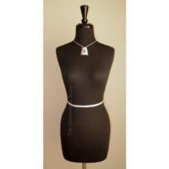 Classic Style Mannequin Ladies Jersey Dress Form S-M Sizes Black with Black Tripod Base