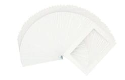Pack of 100 5x7 WHITE Picture Mats Mattes with White Core Bevel Cut for 4x6 Photo + Back + Bags