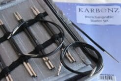 Knitter's Pride Karbonz Starter Interchangeable Long Tip Knitting Needle Set 110601