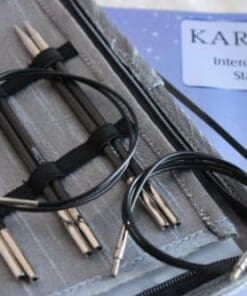 Knitter's Pride Karbonz Starter Interchangeable Long Tip Knitting Needle Set 110601