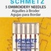 Schmetz Machine Embroidery Needles 75/11 And 90/14 2 Schmetz Machine Embroidery Needles 75/11 And 90/14