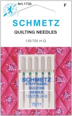 Schmetz Quilt Machine Needles 5/Pk- Size 11/75