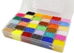 Artkal 66,600 Mini Beads 36 Colors Assorted In a Storage Box CC36 C-2.6mm Fuse Beads Set (IT'S MINI BEADS NOT STANDARD MIDI SIZE)
