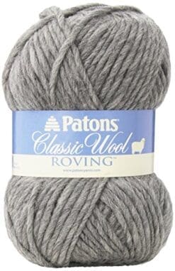 Patons Classic Wool Roving Yarn, Grey