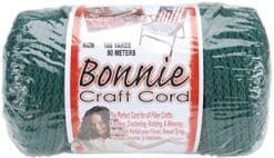 Bonnie Macrame Craft Cord 6mmx100yd-Forest