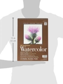 Strathmore 400 Series Cold Press Wire Bound Watercolor Pad 9 x 12 Inches (ST440-1)