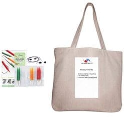 Knitter's Pride Bundle: Trendz Interchangeable Knitting Needles Chunky Set + 1 Artsiga Crafts Project Bag 700106