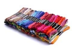 OUR Fashion 150 Skeins of Cross Stitch Threads 8M Cotton Embroidery Floss Sewing Threads Random Color