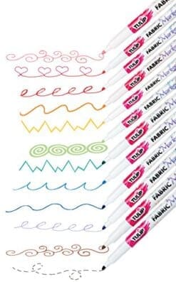 Tulip Fabric Markers Fine Tip 12pk