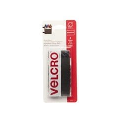 VELCRO Brand - Sticky Back - 3 1/2" x 3/4" Strips, 4 Sets - Black