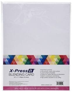 Copic Markers 8-1/2 by 11-Inch Blending Card by X-Press It, 25 Sheets