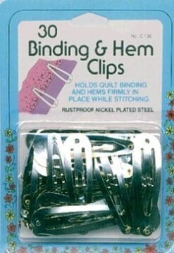 Bulk Buy: Dritz Binding & Hem Clips 30/Pkg 2" (3-Pack)