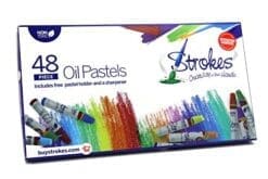 Premium Oil Pastels 48 Assorted Colors Non Toxic, Smooth Blending Texture, Ideal For All Artist Levels