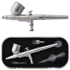 Multi-purpose Airbrush Kit with Mini Compressor, Dual-action Gravity Feed Airbrush and Air Hose