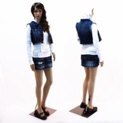 Realistic Standing Female Adult Mannequin + Base + 2 Free Wigs (F-03+2)