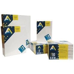 Art Alternatives Economy Artist White Canvas Super Value Pack-12 x 12 inches-Pack of 7