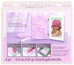 Sculpey Keepsake Clay Frame Set, Pink