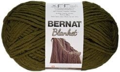 Bernat Blanket Yarn, 10.5 Ounce, Olive, Single Ball