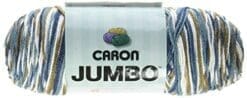 Caron Jumbo Prints Yarn, 12 Ounce, Country Basket, Single Ball